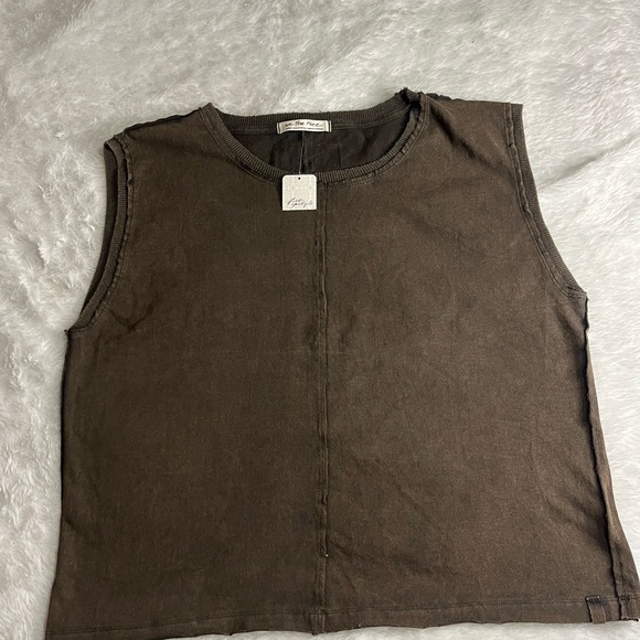 We The Free People Kasee sleeve Top TShirt Womens Large Raven
Feather Brown New - Picture 3 of 9